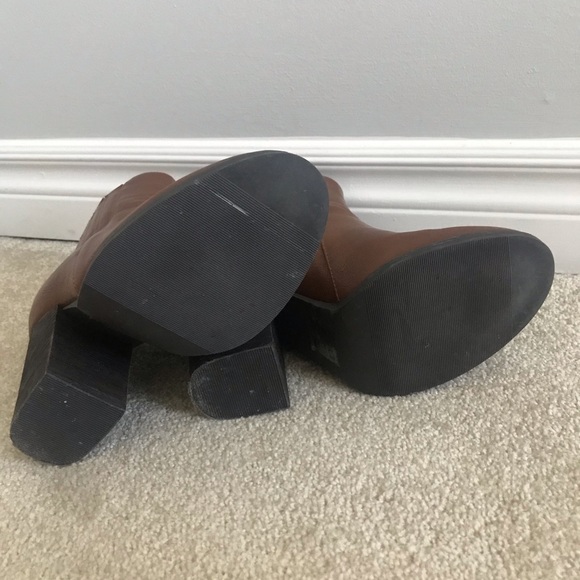 Brown Leather Booties - Picture 3 of 3